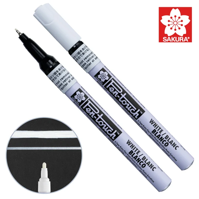 Маркер Pen-Touch на спиртовій основі тонкий (EXTRA FINE) 0.7мм Sakura