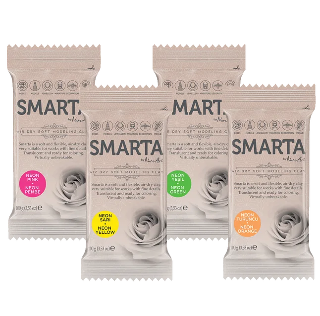 Пластика самозастигаюча Неонова 100 г Smarta