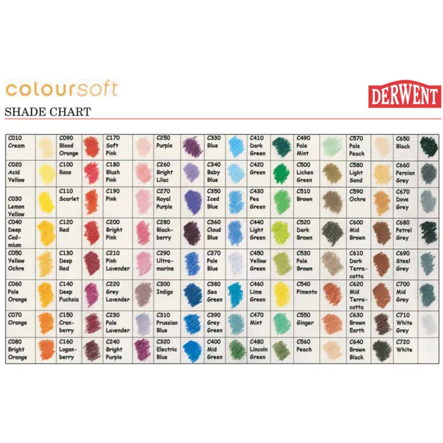Олівець кольоровий Coloursoft Derwent — Photo 2