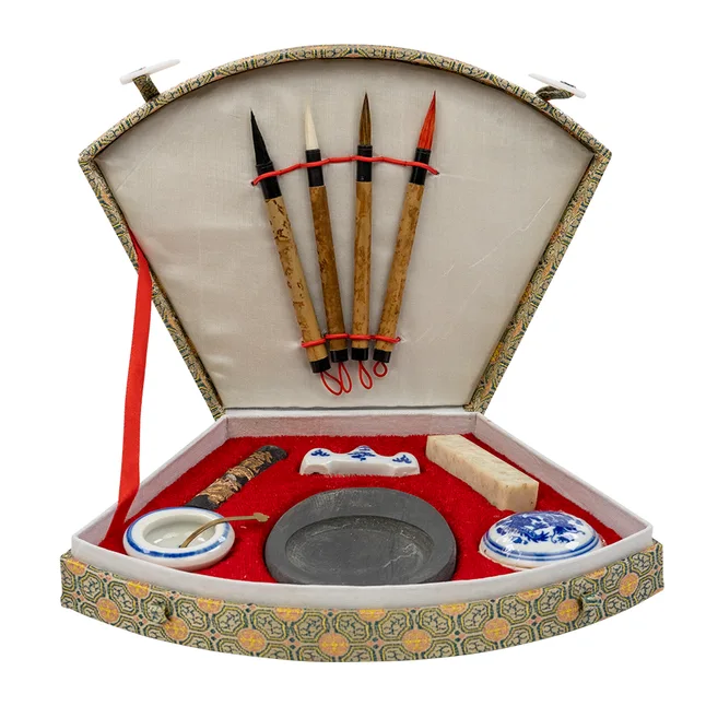 Набір для каліграфії (4 пензля + підставка туш) D.K.ART &amp; CRAFT — Photo 1