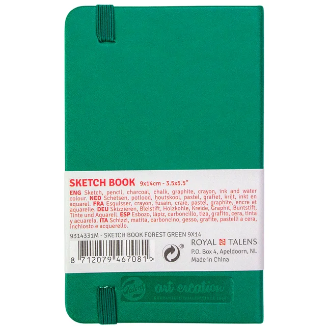 Блокнот для графіки Talens Art Creation 140г/м2 80л Forest Green Royal Talens — Photo 1
