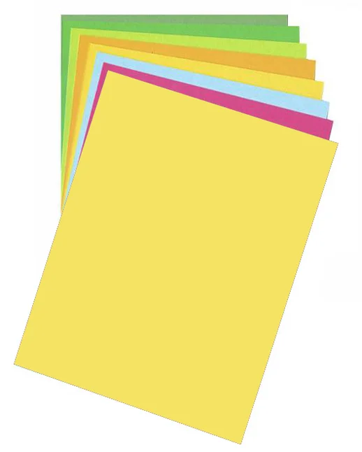 Папір для дизайну Fotokarton B2 (50×70см) №12 Лимонно-жовтий 300г/м2 Folia