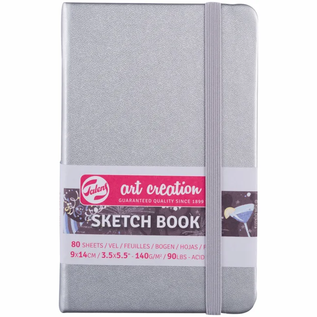 Блокнот для графіки Talens Art Creation 140г/м2 80л Shiny Silver Royal Talens