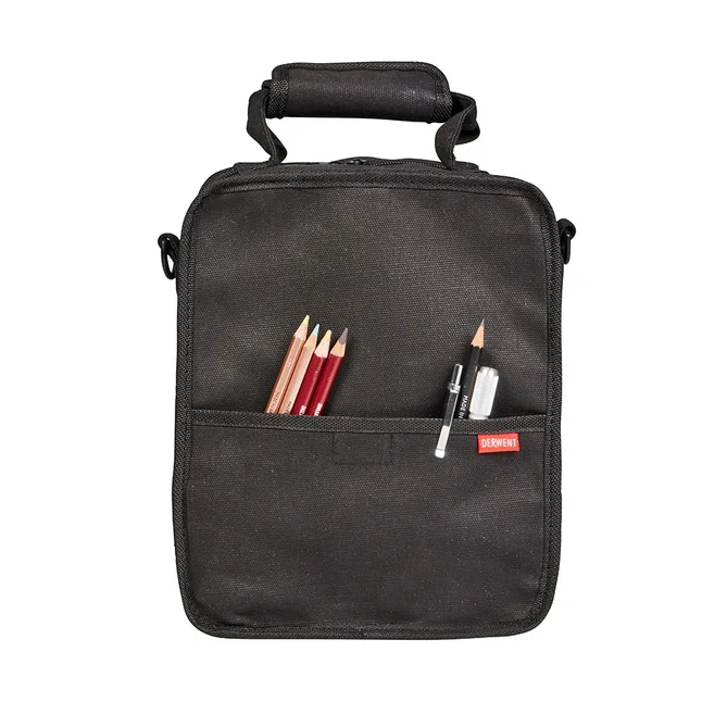 Сумка для олівців та графічних матеріалів Carry-All, чорна, Derwent — Photo 2