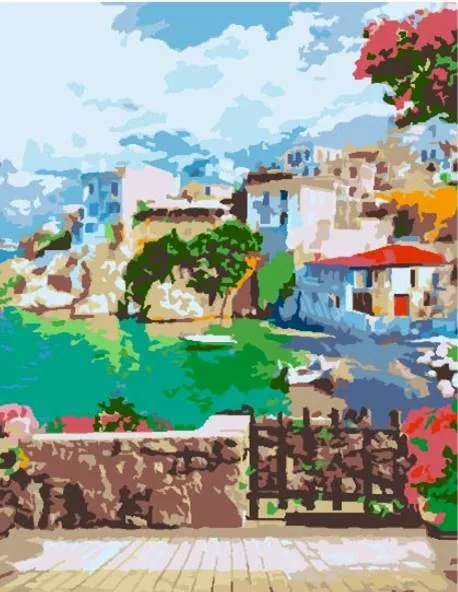 Картина за номерами „Пейзаж 5.78“ 35×45см ROSA START