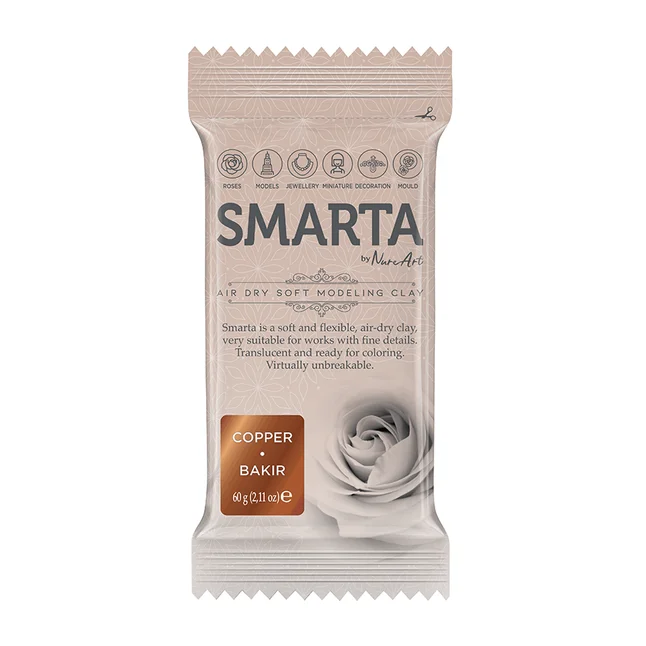 Пластика самозастигаюча Мідна 60 г Smarta