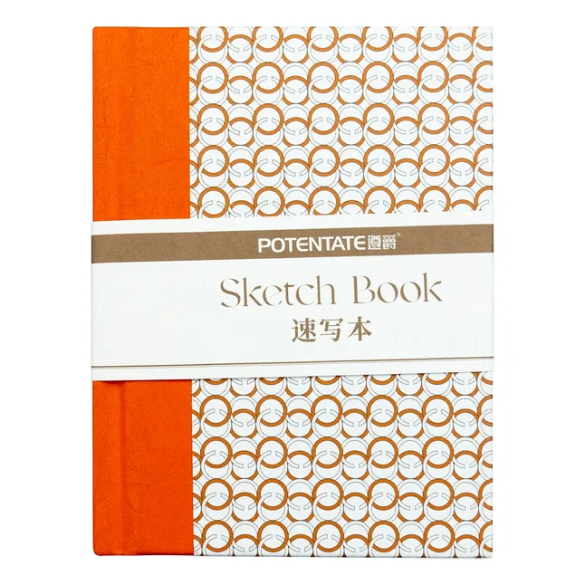 Скетчбук для ескізів у твердій палітурці Potentate Hardbound Stitch А6 (10,5х14,2 см), 180 г/м², 48 арк