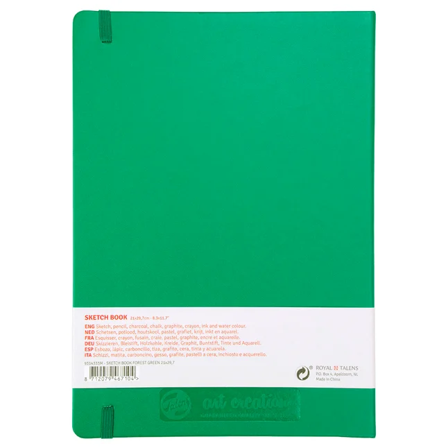 Блокнот для графіки Talens Art Creation А4 140г/м2 80л Forest Green Royal Talens — Photo 2