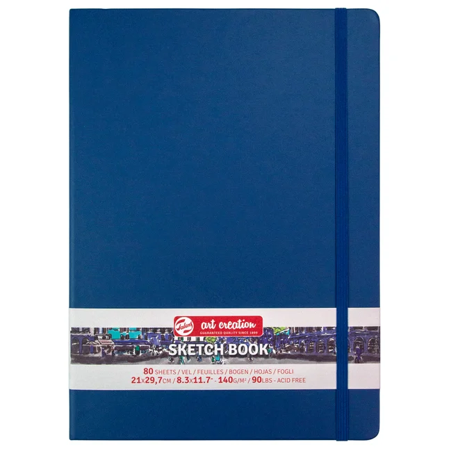 Блокнот для графіки Talens Art Creation А4 140г/м2 80л Navy Blue Royal Talens — Photo 1