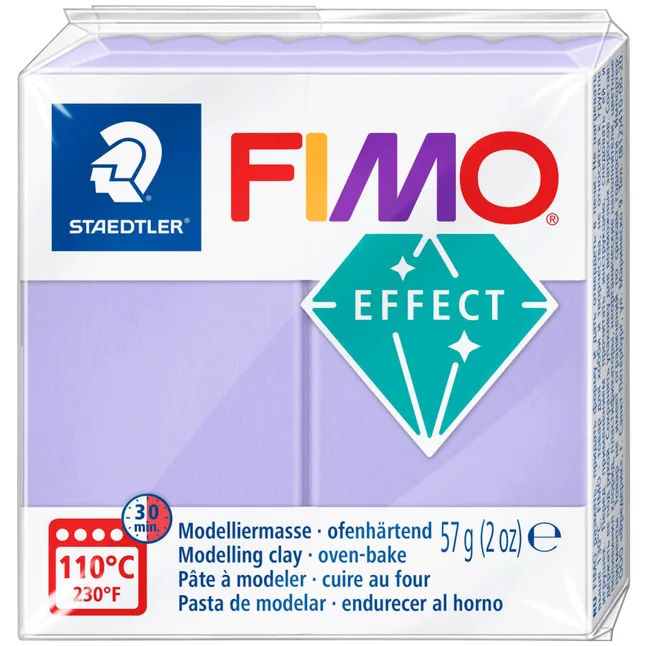Пластика для біжутерії Soft Бузкова пастельна 57г Fimo — Photo 1