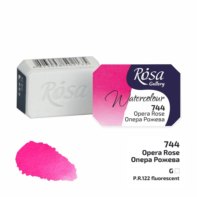 Фарба акварельна Опера Рожева (744) 2,5мл ROSA Gallery — Photo 1