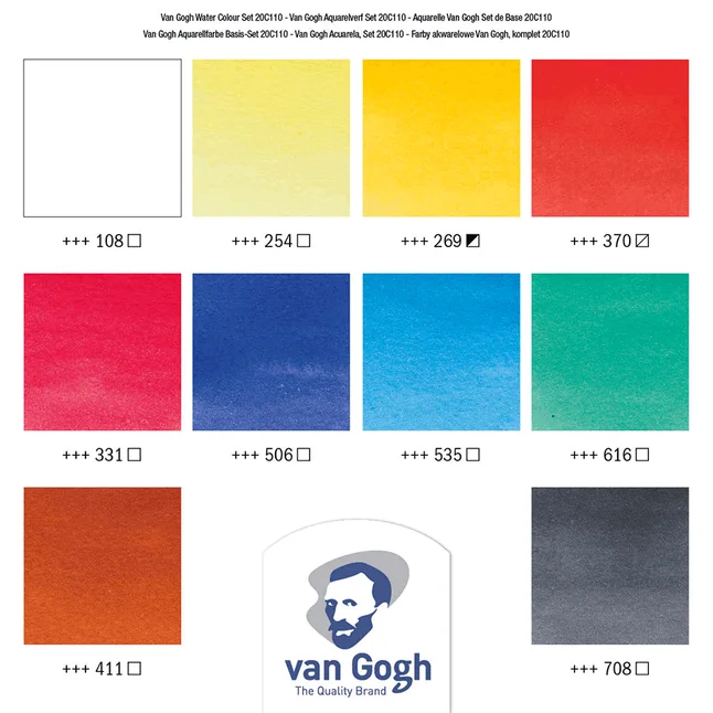 Набір акварельних фарб VAN GOGH 10х10мл — Photo 4