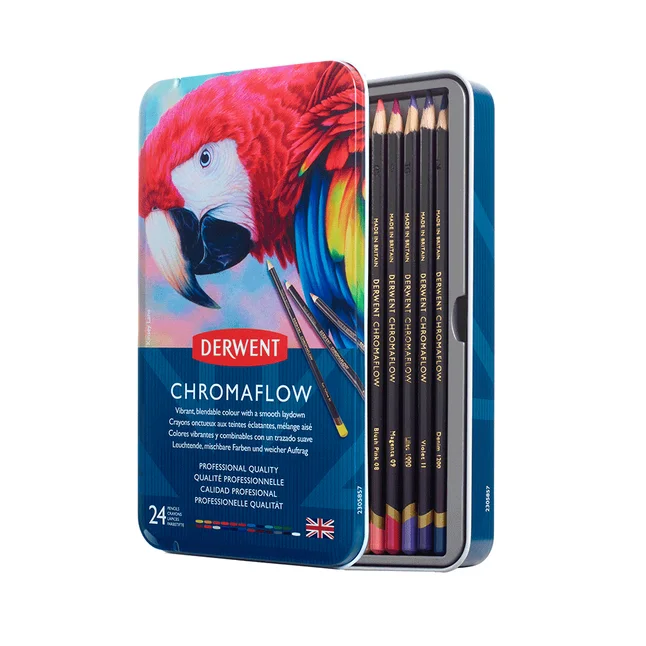 Кольорові олівці Colour Chromaflow 24 шт Derwent — Photo 2