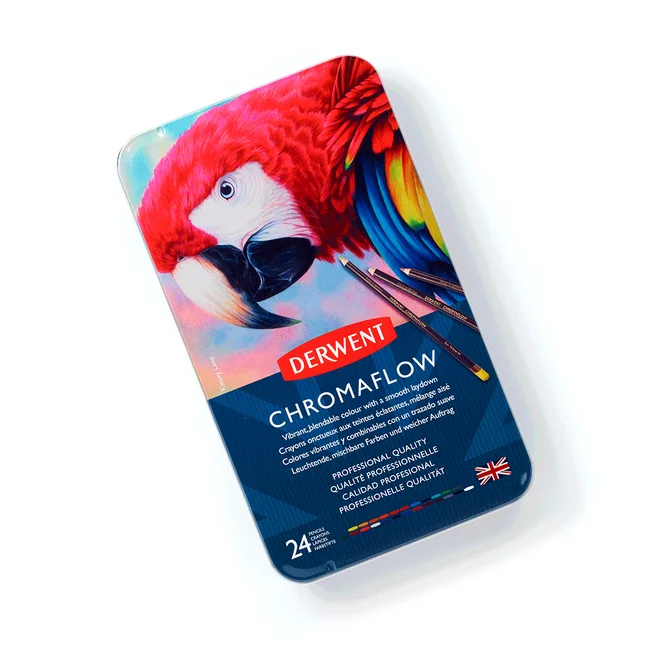 Кольорові олівці Colour Chromaflow 24 шт Derwent — Photo 4