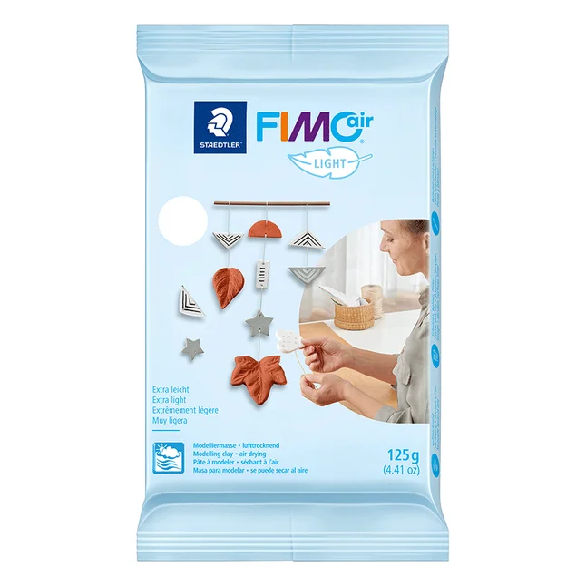 Пластика самозастигаюча Light біла 125 г Fimo Air