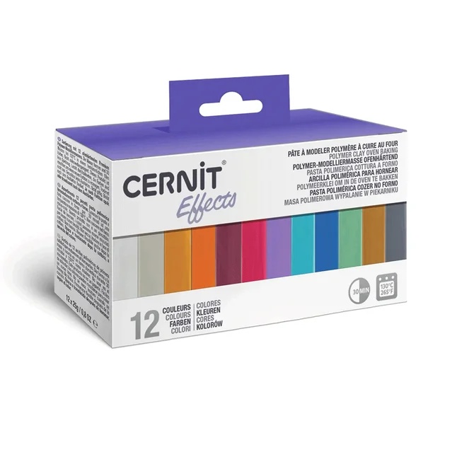 Набір пластики Effects Colours 12х25г Cernit — Photo 2