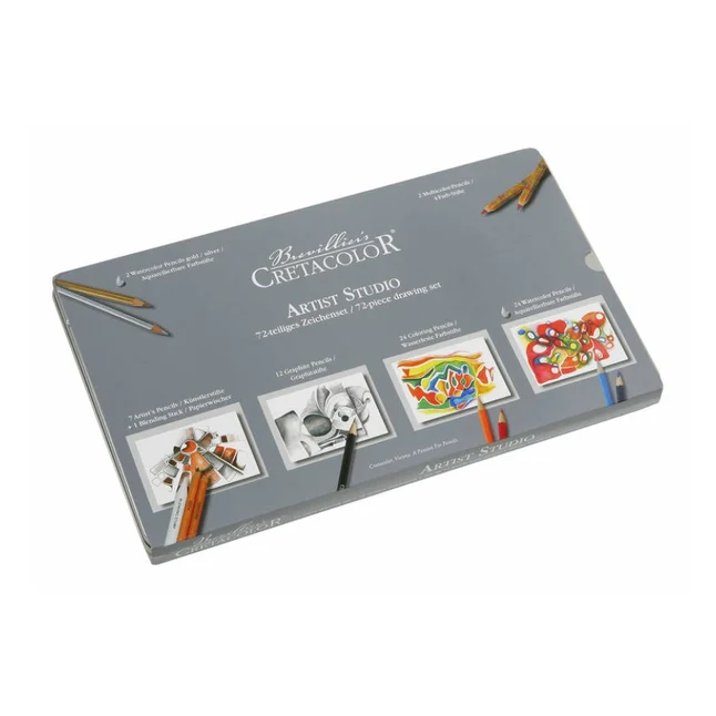 Набір Artist Studio Sketching and Drawing Set 72шт Cretacolor