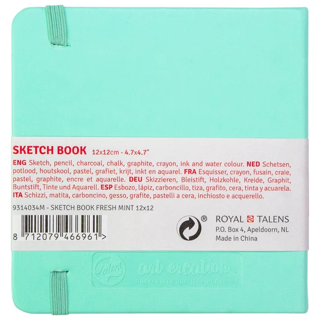 Блокнот для графіки Talens Art Creation 12х12 см 140г/м2 80л Fresh Mint Royal Talens — Photo 1