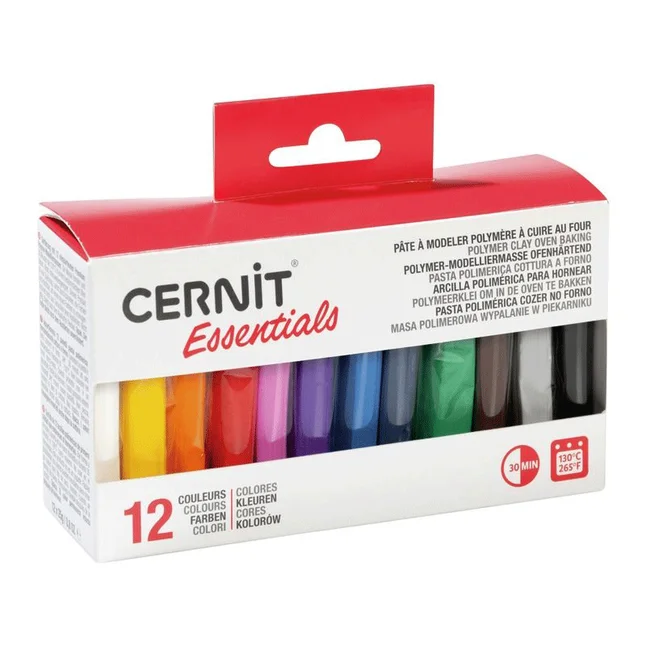 Набір пластики Basic Colours 12х25г Cernit — Photo 1