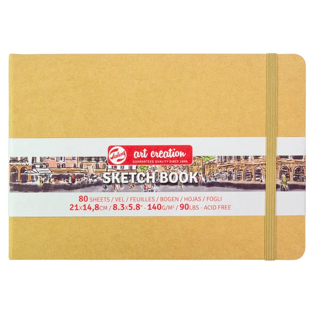 Блокнот для графіки Talens Art Creation А5 (14,8х21 см) 140г/м2 80л Kraft Royal Talens