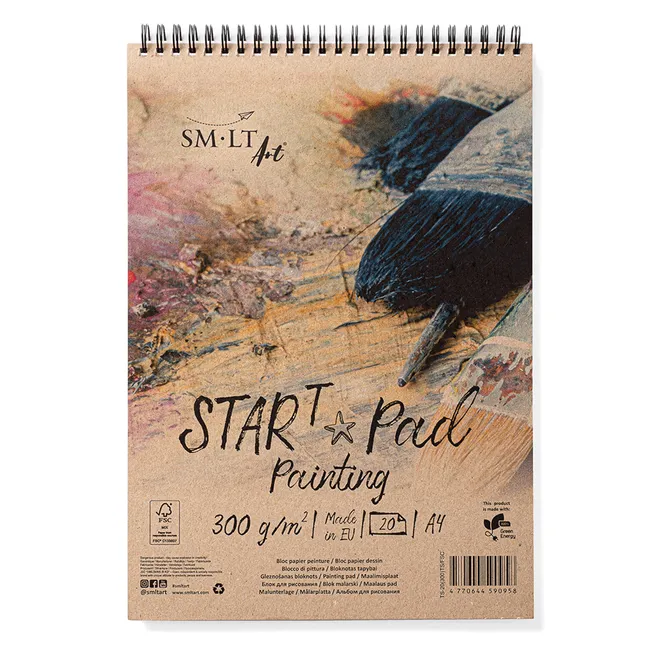 Альбом на спіралі STAR T (mixed media) А4 300г/м2 20л SM-LT Art