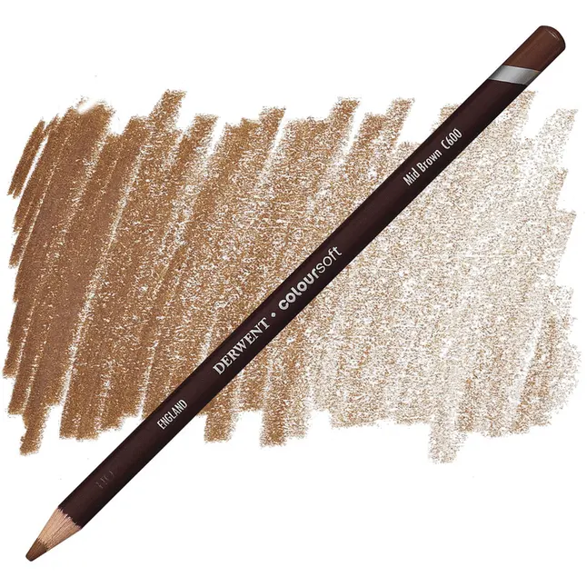 Олівець кольоровий Coloursoft (С600), Коричневий середній, Derwent