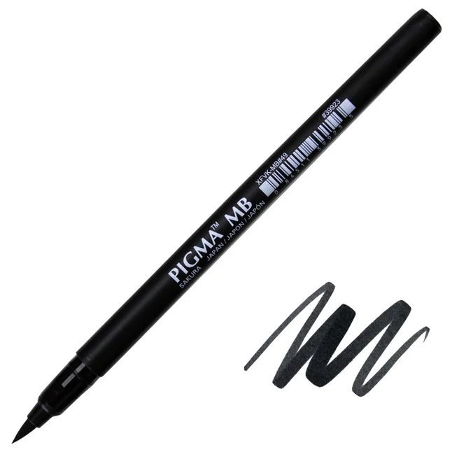 Лінер-ручка PIGMA PEN Brush MB Чорний Sakura