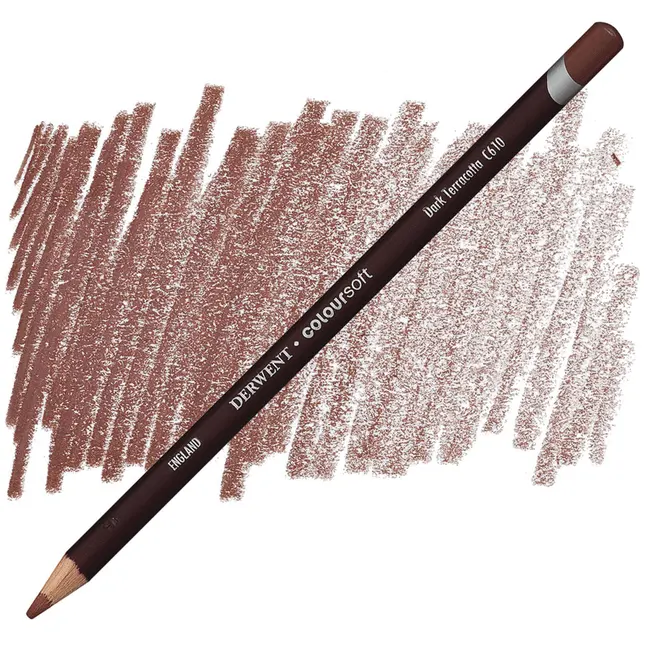 Олівець кольоровий Coloursoft (С610), Терракотовий темний,Derwent