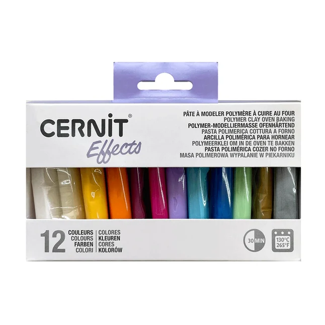 Набір пластики Effects Colours 12х25г Cernit
