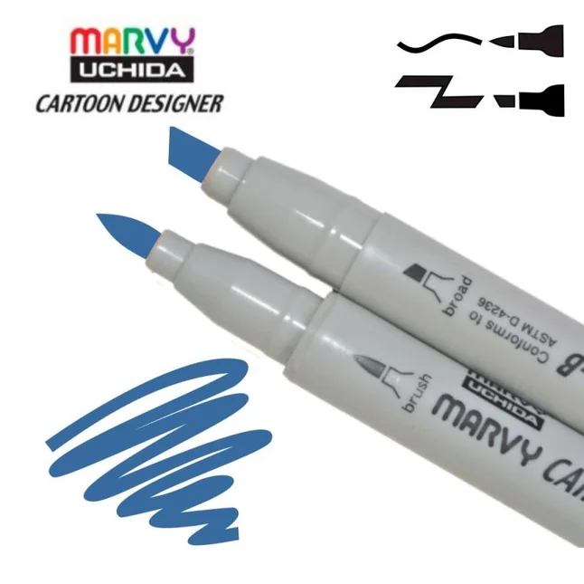Маркер двосторонній Marvy 1900B-S