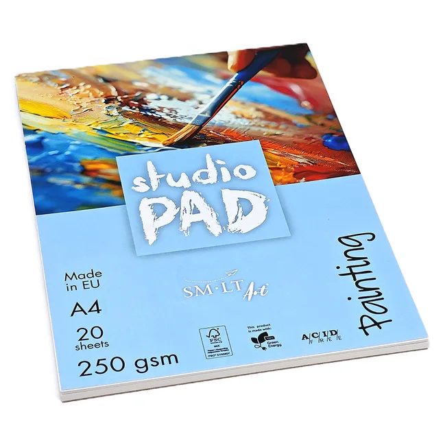 Склейка для акрилу Studio, А4, 250г/м2, 20л, SM-LT Art — Photo 2