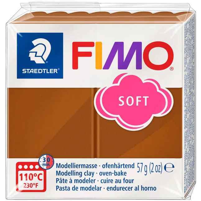 Пластика для біжутерії Soft Карамель 57г Fimo