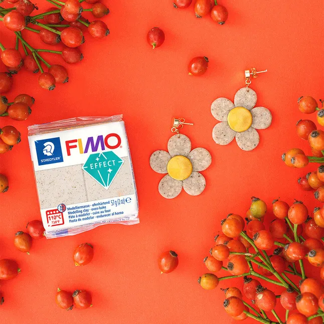 Пластика Effect Ботаніка сухоцвіт шипшини 57г Fimo — Photo 2