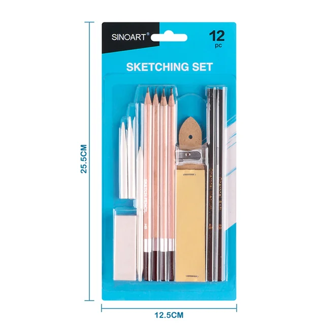 Набір для рисунку Sketching 12шт, в блістері, Sinoart — Photo 2