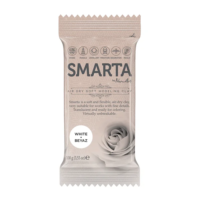 Пластика самозастигаюча Біла Original 100 г Smarta