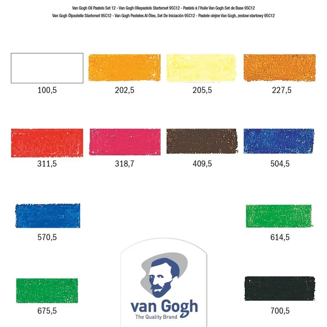 Пастель олійна проф. 12кол., VAN GOGH, Royal Talens — Photo 2