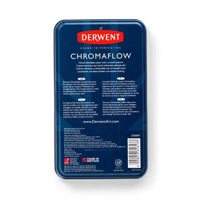 Кольорові олівці Colour Chromaflow 24 шт Derwent — Photo 3