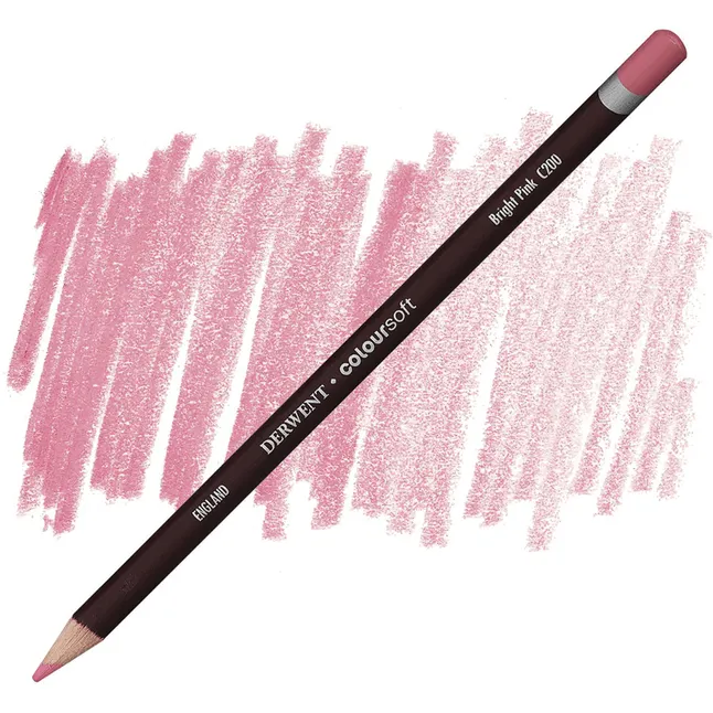Олівець кольоровий Coloursoft (С200), Рожевий яскравий, Derwent