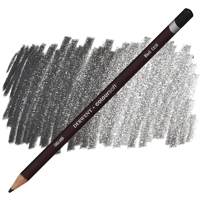 Олівець кольоровий Coloursoft (С650), Чорний, Derwent
