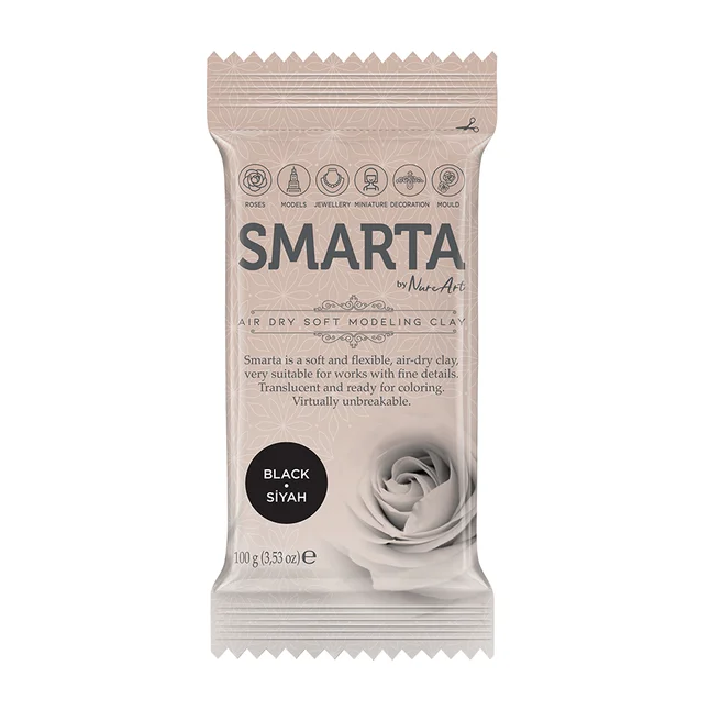 Пластика самозастигаюча Чорна 100 г Smarta