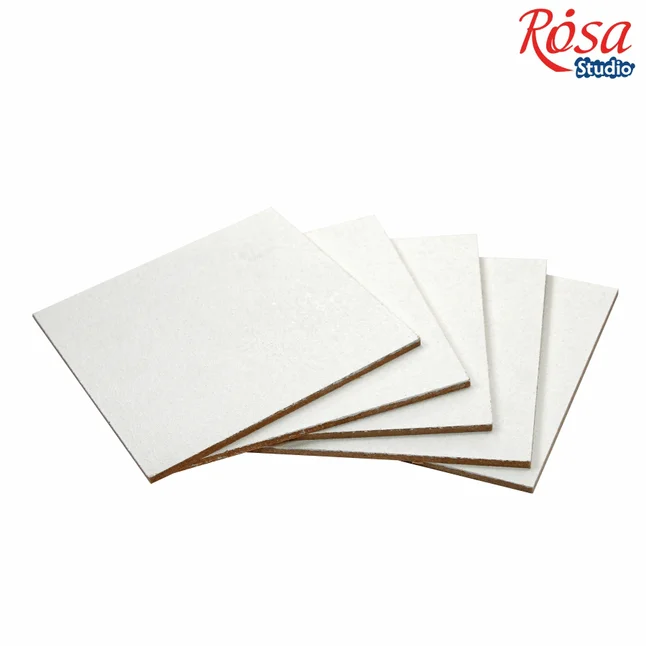 МДФ грунтоване 15×15см набір 5 шт. акрил ROSA Studio — Photo 1