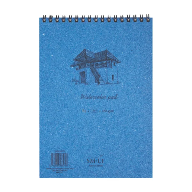 Альбом для акварелі на спіралі AUTHENTIC A3 (29 7х42 см) 280г/м2 30л SM-LT Art