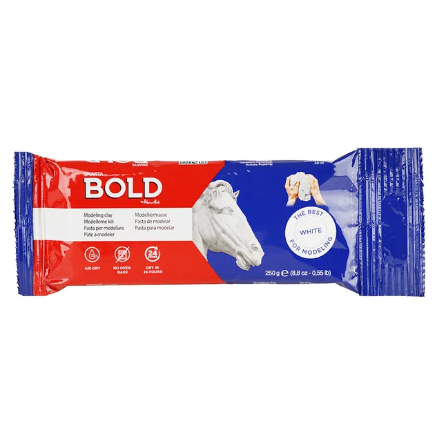 Маса для моделювання Bold біла самозастигаюча Smarta — Photo 1