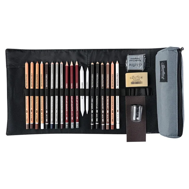 Набір для рисунку PROFESSIONAL 24шт.в пеналі, Cretacolor — Photo 1