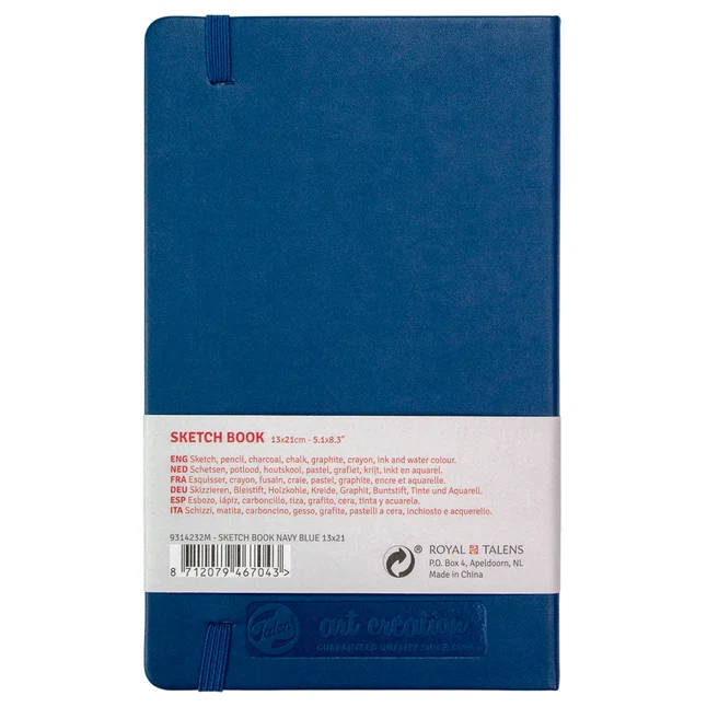 Блокнот для графіки Talens Art Creation А5 (13х21см) 140г/м2 80л Navy Blue Royal Talens — Photo 1