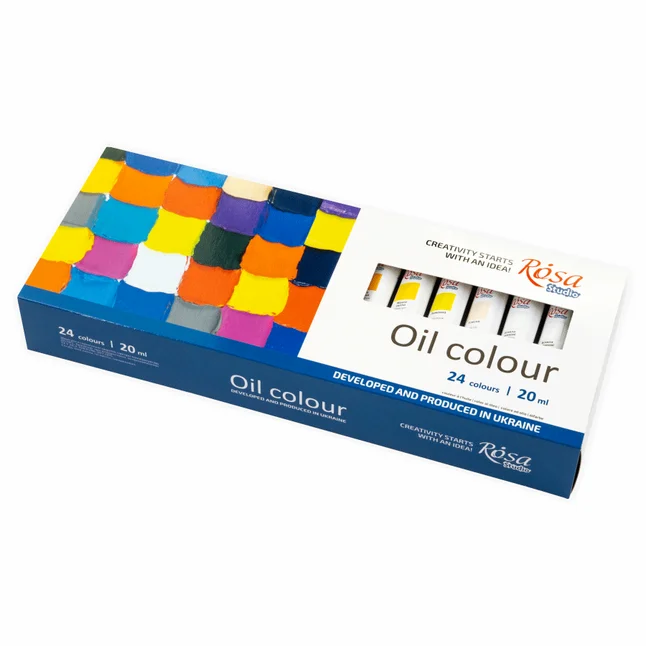 Набір олійних фарб 24х20мл блістер ROSA Studio