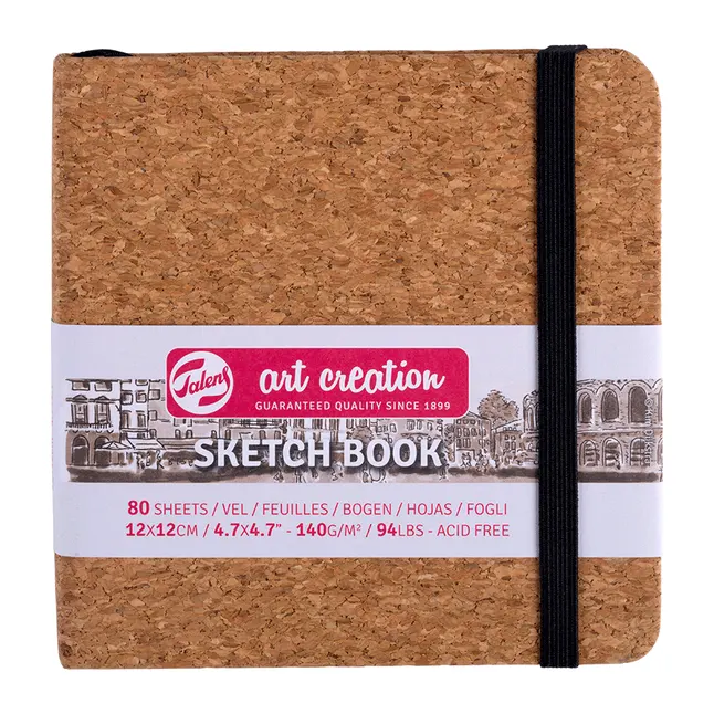 Блокнот для графіки Talens Art Creation 12х12 см 140г/м2 80л Cork Royal Talens