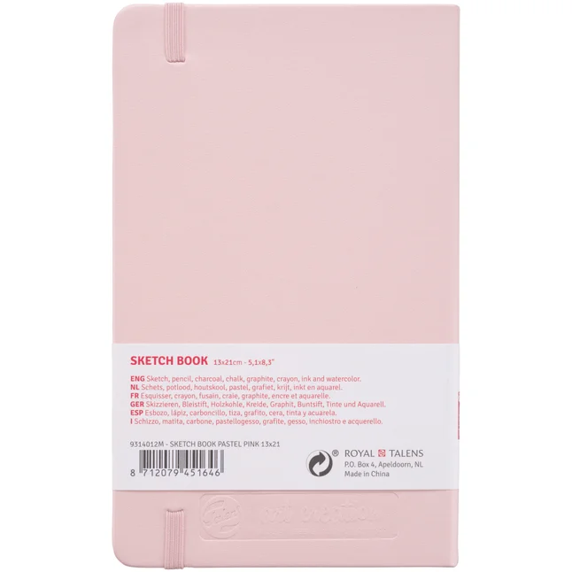 Блокнот для графіки Talens Art Creation А5 (13х21см) 140г/м2 80л Pastel Pink Royal Talens — Photo 1