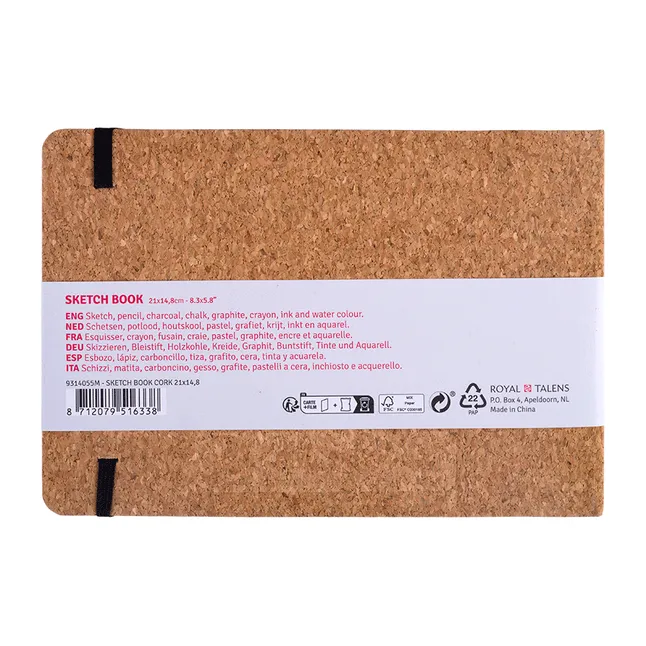 Блокнот для графіки Talens Art Creation А5 (14,8х21 см) 140г/м2 80л Cork Royal Talens — Photo 2