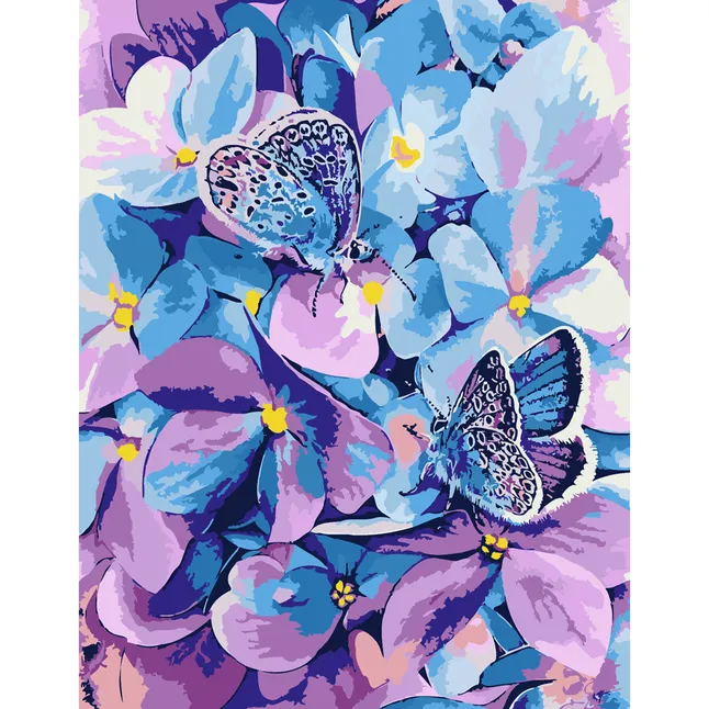 Картина за номерами „Ароматна гортензія“ 35×45см ROSA START